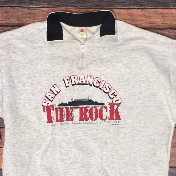 Vintage Sweatshirt San Francisco California The Rock Pullover Sweatshirt - Picture 3 of 7